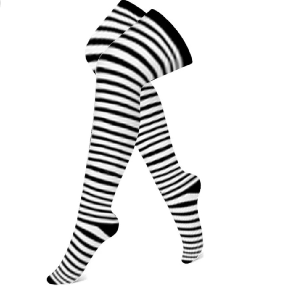 3 Pack Black and White Compression Socks - Picture 3 of 4